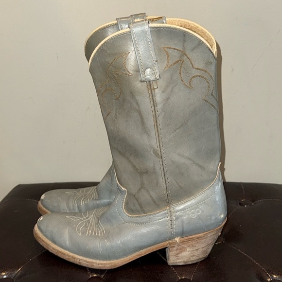 dingo Other - Vintage gray Dingo distressed rugged worn cowboy western boots size 9D